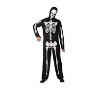 Atosa disfraz esqueleto hombre negro XL