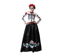 Atosa disfraz esqueleto mejicano catrina mujer XL