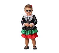ATOSA disfraz esqueleto mejicano niña bebé 24 meses