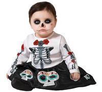 Atosa Disfraz Esqueleto Mexicana para Niña Bebé 6-12 meses