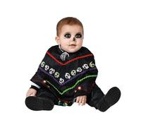 Atosa disfraz esqueleto poncho mejicano niño bebé 6 a 12 meses
