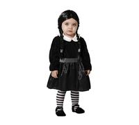 Atosa disfraz fantasma negro vestido bebé niña mala 24 meses
