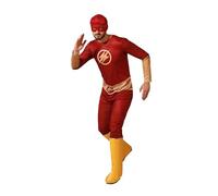Atosa disfraz heroe comic rojo rayo hombre adulto M