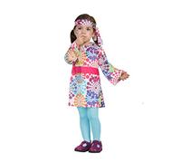 Atosa disfraz hippie niña bebé rosa 6 a 12 meses