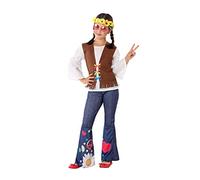 Atosa disfraz hippie niña niña infantil 3 a 4 años