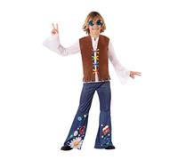 Atosa disfraz hippie niño niño infantil 3 a 4 años