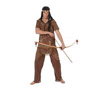 Atosa disfraz indio hombre adulto marrón XL