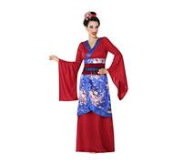 Atosa disfraz japonesa geisha rojo adulto M