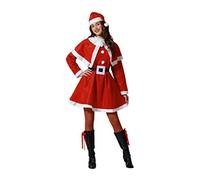 Atosa disfraz mamá noel mujer adulto rojo M