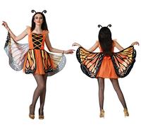 Atosa disfraz mariposa naranja adulto XS