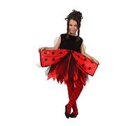 Atosa disfraz mariquita niña infantil rojo negro 7 a 9 años