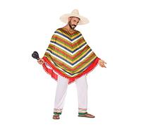 Atosa disfraz mejicano hombre adulto poncho XXL