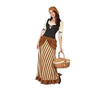 Atosa disfraz mesonera mujer adulto marrón XXL