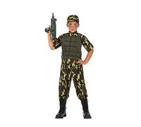 Atosa disfraz militar niño infantil camuflaje 5 a 6 años