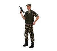 Atosa disfraz militar hombre adulto chaleco M