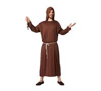 Atosa disfraz monje hombre adulto marrón XS