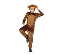 Atosa disfraz mono niño infantil marrón 7 a 9 años