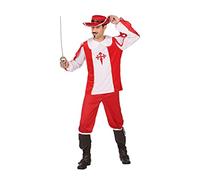 Atosa - Disfraz Mosquetero, Color Rojo, M-L (38929)