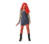 Atosa disfraz muñeca halloween multicolor con mono mujer adulto XS