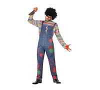 Atosa disfraz muñeco sangriento hombre adulto XS