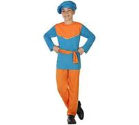 Atosa disfraz niño paje azul 5 a 6 años