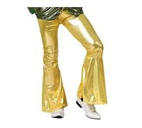 Atosa disfraz pantalon disco dorado XS