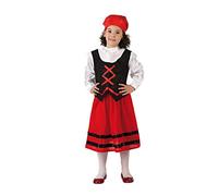 ATOSA disfraz pastora niña rojo navideño 3 a 4 años