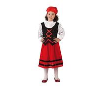ATOSA disfraz pastora niña rojo navideño 5 a 6 años