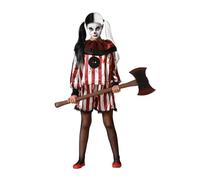 Atosa disfraz payasa halloween rojo camiseta con pantalón niña 7 a 9 años