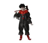Atosa disfraz payaso diabólico adulto negro XL