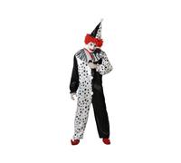Atosa disfraz payaso gris unisex adulto XS