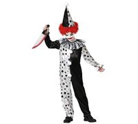 Atosa disfraz payaso gris unisex infantil 5 a 6 años