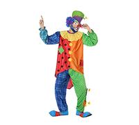 Atosa Disfraz Payaso Hombre Adulto Retales Arcoiris