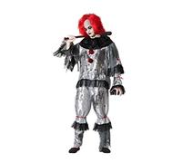 Atosa disfraz payaso macabro gris adulto hombre XS