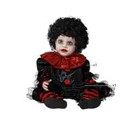 Atosa disfraz payaso negro niño bebé 6 a 12 meses