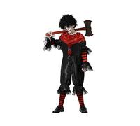 Atosa disfraz payaso negro unisex infantil 10 a 12 años