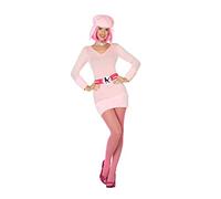 Atosa disfraz perro rosa mujer adulto M