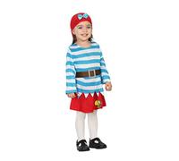 Atosa disfraz pirata niña bebé loro 0 a 6 meses