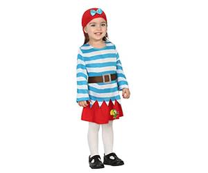 Atosa disfraz pirata niña bebé loro 0 a 6 meses