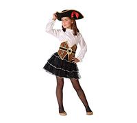Atosa disfraz pirata niña niña infantil 7 a 9 años