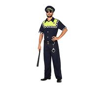 Atosa disfraz policia local hombre adulto M