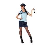 Atosa disfraz policia mujer adulto celeste XS