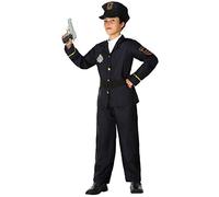 Atosa disfraz policia niño infantil azul marino 7 a 9 años