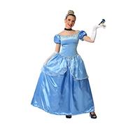 Atosa disfraz princesa azul mujer adulto vestido M