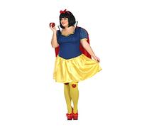 Atosa disfraz princesa de cuento mujer adulto amarillo XXL