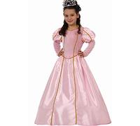 Atosa | Disfraz Princesa Rosa Infantil | Vestido Elegante para Niñas | Diseño Soñado para Carnaval, Halloween y Fiestas Temáticas | Alta Calidad y Comodidad | Incluye Funda y Percha | 7-9 Años