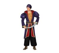 Atosa disfraz principe arabe hombre adulto violeta visir XL