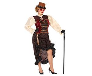 Atosa disfraz steampunk mujer adulto distopía XXL