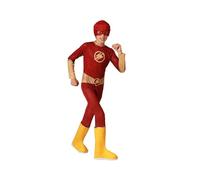 Atosa disfraz super heroe comic rojo rayo niño infantil 3 a 4 años