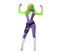 Atosa Disfraz Superhéroe Gigante Verde De Mujer Adulto Mono Completo Violeta Esmeralda Superheroína Personaje De Comic Cosplay Para Fiesta De Halloween Carnaval